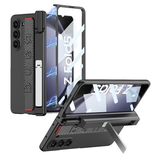 CUBTEM für Samsung Galaxy Z Fold 5 Hülle mit S Pen Slot & Ständer, Schutzhülle Galaxy Z Fold 5, Handyhülle mit Magnetischem Scharnier, Displayschutz, Stoßfest Schutz Case, Alles inklusive CUBTEM für Samsung Galaxy Z Fold 5 Hülle mit S Pen Slot & Ständer, Schutzhülle Galaxy Z Fold 5, Handyhülle mit Magnetischem Scharnier, Displayschutz, Stoßfest Schutz Case, Alles inklusive von CUBTEM