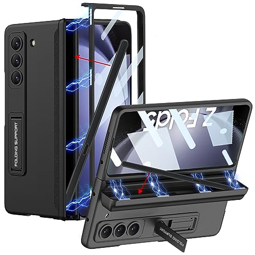 CUBTEM für Samsung Fold 5 hülle,Schutzhülle Galaxy Z Fold 5,Handyhülle mit magnetischem Scharnier & Ständer, integrierter Halterung für S-Stift, Displayschutz, stoßfest, Alles inklusive CUBTEM für Samsung Fold 5 hülle,Schutzhülle Galaxy Z Fold 5,Handyhülle mit magnetischem Scharnier & Ständer, integrierter Halterung für S-Stift, Displayschutz, stoßfest, Alles inklusive von CUBTEM