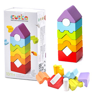 CUBiKA Stapelturm LD-12 Lernspielzeug von CUBiKA