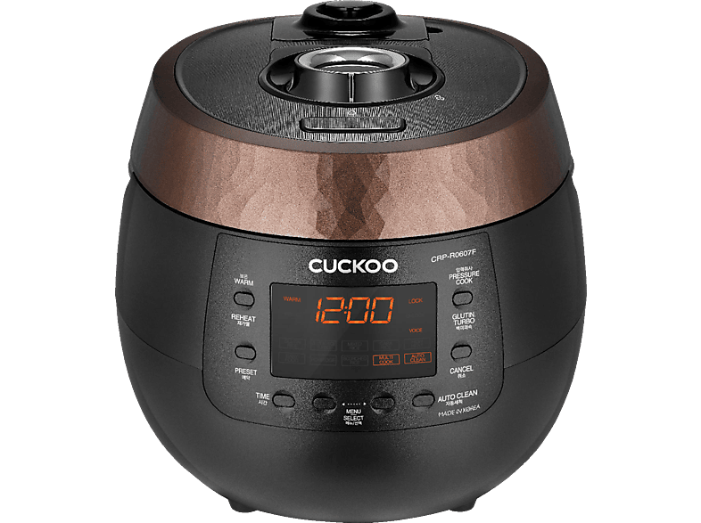 CUCKOO CRP-R0607F Reiskocher (890 Watt, Braun/Schwarz) von CUCKOO