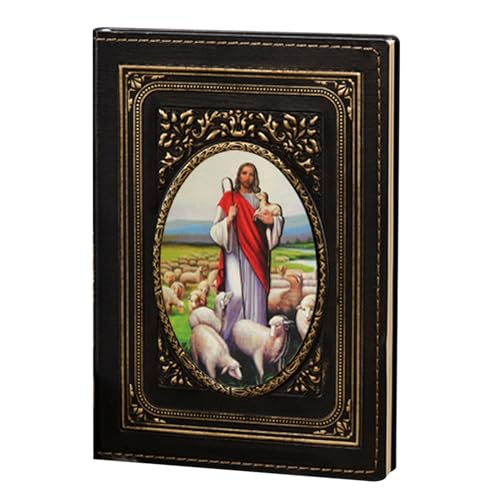 100 Seiten Jesus Notizbuch, A5 Vintage Leder Journale Braunes Notizbuch Christliche Kunst Geschenke Journal Travel Journal Täglicher Plan Tagebuch Notizbuch für Zuhause Büro Schule Gebrauch 100 Seiten Jesus Notizbuch, A5 Vintage Leder Journale Braunes Notizbuch Christliche Kunst Geschenke Journal Travel Journal Täglicher Plan Tagebuch Notizbuch für Zuhause Büro Schule Gebrauch von CUCUFA