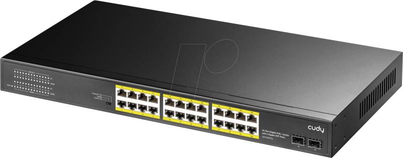 CUDY GS1028PS2 - Switch, 24-Port, Gigabit Ethernet, PoE+, SFP von CUDY