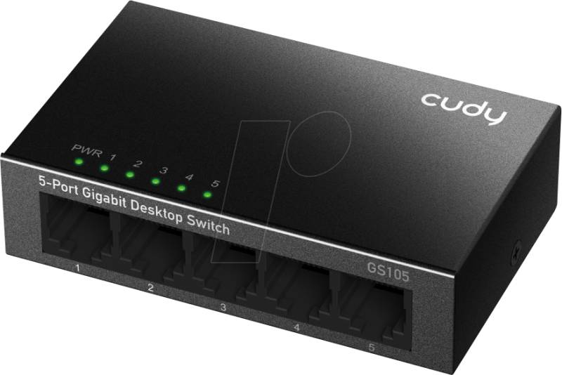 CUDY GS105 - Switch, 5-Port, Gigabit Ethernet von CUDY