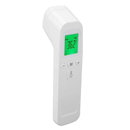 Stirnthermometer, berührungsloses Infrarot Thermometer mit Fieberalarm, 3 farbiges LCD Funktions Digital Thermometer, 2s Genauigkeitsmessthermometer für Erwachsene, Kinder, Babys, ganze Familie von CUEI
