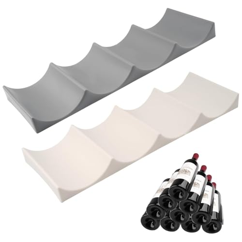 CUEMOON 2 Stück Flaschenhalter Kühlschrank, Rutschfeste Flaschenregal Kühlschrank, Stapelbar Kühlschrank Oganizer Flaschen, Kühlschrank Flaschenablage für Küche Pantry Bier Halter CUEMOON 2 Stück Flaschenhalter Kühlschrank, Rutschfeste Flaschenregal Kühlschrank, Stapelbar Kühlschrank Oganizer Flaschen, Kühlschrank Flaschenablage für Küche Pantry Bier Halter von CUEMOON