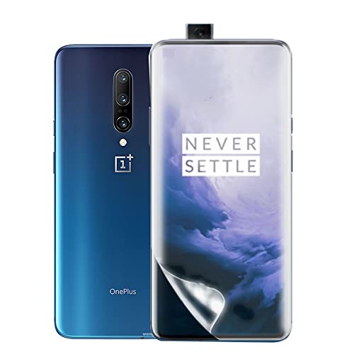 2pcs flexibler vorderer Bildschirmschutz für OnePlus 7 Pro (4G 5G) / Oneplus 7T Pro (4G 5G) 6.67" 3D Hydrogel Folie transparentes TPU film Fingerabdruck entsperrt nicht gehärtetes Glas von CUFEREDU