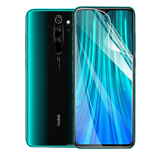 2pcs flexibler vorderer Bildschirmschutz für Xiaomi Redmi Note 8 Pro 6.53" Note8 Pro 3D Hydrogel Folie transparentes TPU film Fingerabdruck entsperrt nicht gehärtetes Glas von CUFEREDU