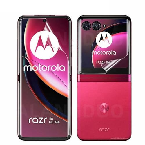 CUFEREDU 1 Set flexibler vorderer Bildschirmschutz für Motorola Razr 40 Ultra 5G 6.9" 3D Hydrogel Folie transparentes TPU film explosionsgeschützt nicht gehärtetes Glas von CUFEREDU