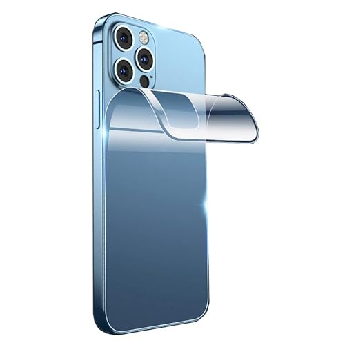 CUFEREDU 2 Stück Back Glass Displayschutzfolie für iPhone 12 Pro Max 6.7" 3D Hydrogel Folie transparentes TPU film explosionsgeschützt nicht gehärtetes Glas von CUFEREDU
