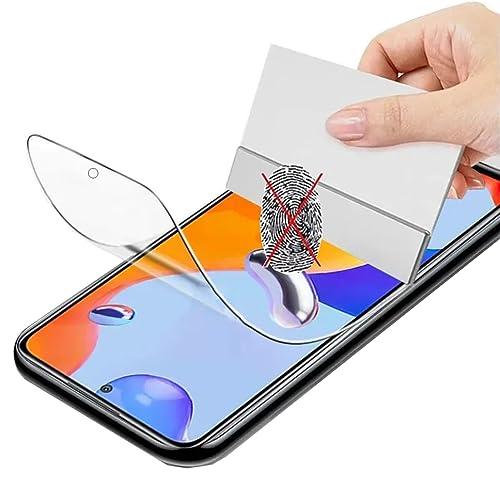 CUFEREDU 2pcs Anti-Fingerprint Matte Hydrogelfolie für Xiaomi Redmi Note 11 Pro 5G / 4G 6.67" Blendschutz Flexible transparente TPU Frontschutz Explosionssicher Nicht gehärtetes Glas von CUFEREDU