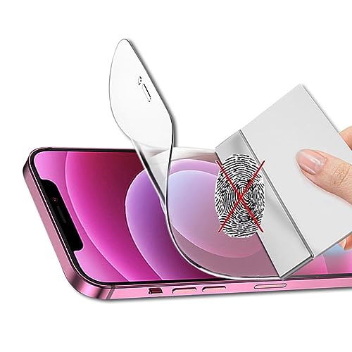 CUFEREDU 2pcs Anti-Fingerprint Matte Hydrogelfolie für iPhone 12 mini 5.4" Blendschutz Flexible transparente TPU Frontschutz Explosionssicher Nicht gehärtetes Glas von CUFEREDU