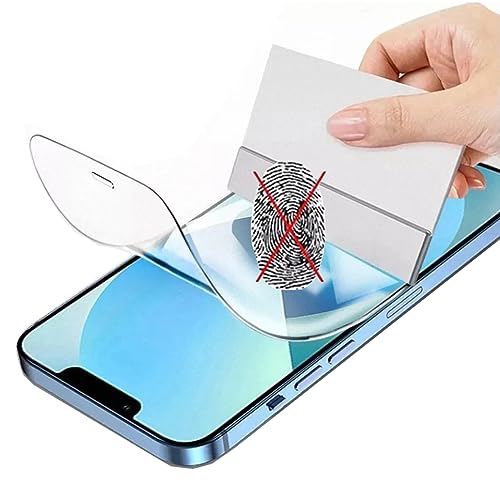 CUFEREDU 2pcs Anti-Fingerprint Matte Hydrogelfolie für iPhone 13 / iPhone 13 Pro 6.1" Blendschutz Flexible transparente TPU Frontschutz Explosionssicher Nicht gehärtetes Glas von CUFEREDU