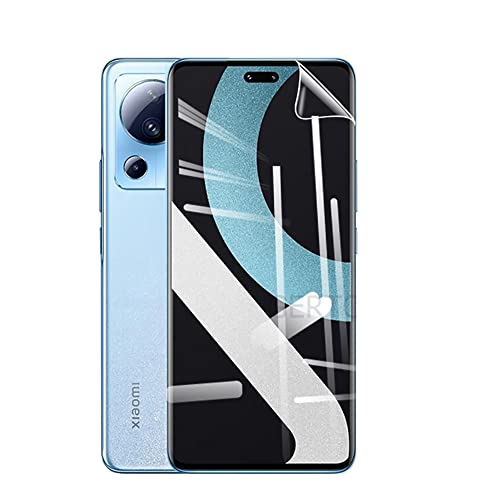 CUFEREDU 2pcs flexibler vorderer Bildschirmschutz für Xiaomi 13 Lite 5G 6.55” 3D Hydrogel Folie transparentes TPU film explosionsgeschützt nicht gehärtetes Glas von CUFEREDU