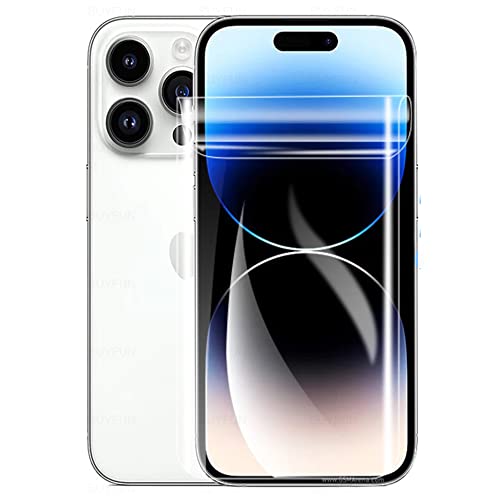 CUFEREDU 2pcs flexibler vorderer Bildschirmschutz für iPhone 14 Pro 6.1” 2022 3D Hydrogel Folie transparentes TPU film Fingerabdruck entsperrt nicht gehärtetes Glas von CUFEREDU