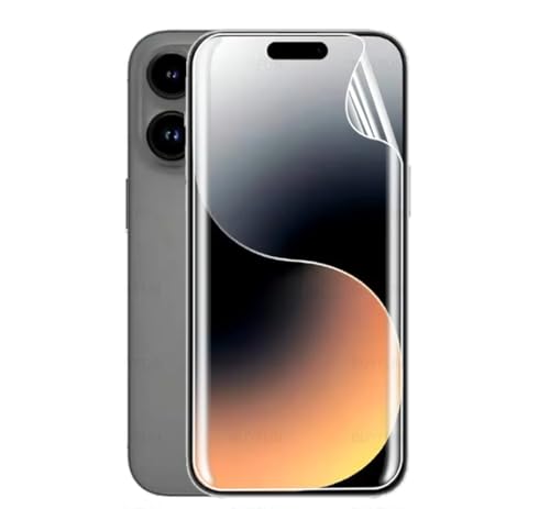 CUFEREDU 2pcs flexibler vorderer Bildschirmschutz kompatibel mit iPhone 15 6.1" 3D Hydrogel Folie transparentes TPU film explosionsgeschützt nicht gehärtetes Glas von CUFEREDU