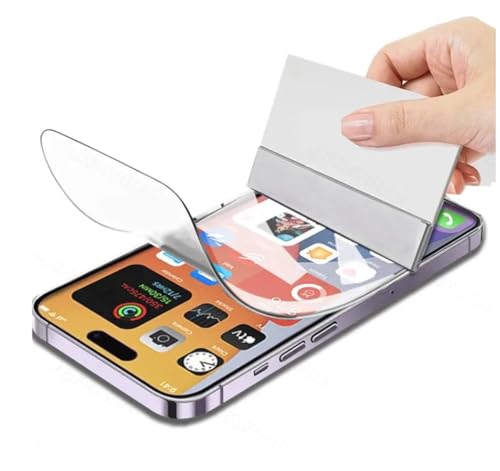 CUFEREDU 2pcs flexibler vorderer Bildschirmschutz kompatibel mit iPhone 15 Plus 6.7" 3D Hydrogel Folie transparentes TPU film explosionsgeschützt nicht gehärtetes Glas von CUFEREDU