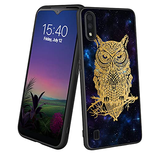 Kompatibel mit Galaxy A01 Hülle, dünne, weiche TPU-Silikon-Schutzhülle, stoßfest, rutschfest, für Samsung Galaxy A01 5,7 Zoll (2020), (Sterneneule) von CUISHAN