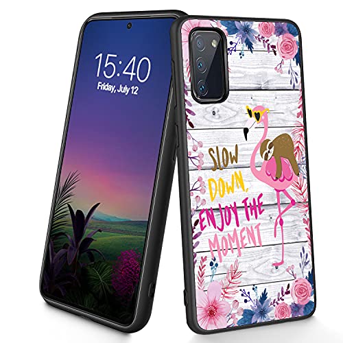 Kompatibel mit Galaxy S20 FE-Hülle, schlank, weiches TPU-Silikon, stoßfest, rutschfest, Schutzhülle für Samsung Galaxy S20 FE 6,5 Zoll (2020), Schlauchtuch und Flamingo) von CUISHAN
