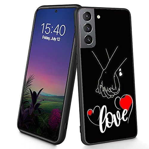 Kompatibel mit Galaxy S21 Plus, dünne, weiche TPU-Silikon-Schutzhülle, stoßfest, rutschfest, für Samsung Galaxy S21 Plus 6,7 Zoll (2021), (Paare) von CUISHAN