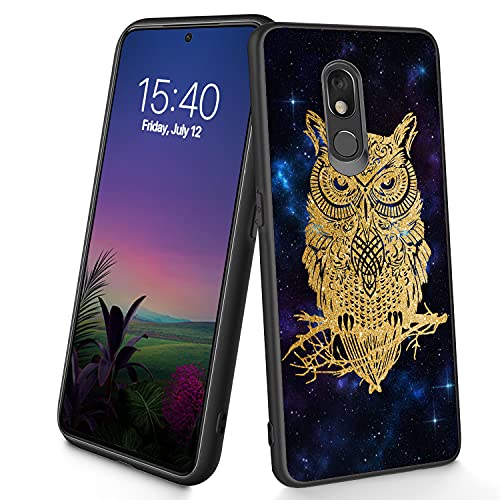 Kompatibel mit LG Stylo 5 Hülle, dünne, weiche TPU-Silikon-Schutzhülle, stoßfest, rutschfest, für LG Stylo 5 15,7 cm (6,2 Zoll), Sterneneule von CUISHAN
