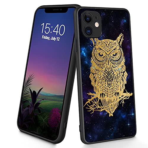 Kompatibel mit iPhone 11 Hülle, dünne, weiche TPU-Silikon-Schutzhülle, stoßfest, rutschfest, für Apple iPhone 11 6,1 Zoll (2019), (Sterneneule) von CUISHAN
