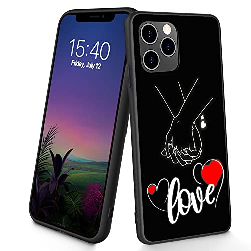 Kompatibel mit iPhone 11 Pro Max, dünne, weiche TPU-Silikon-Schutzhülle, stoßfest, rutschfest, für Apple iPhone 11 Pro Max 6,5 Zoll (2019), (Paare) von CUISHAN