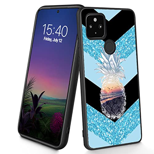 Schutzhülle für Google Pixel 4A 4G, dünn, weich, TPU-Silikon, stoßfest, rutschfest, für Google Pixel 4A 4G 5,8 Zoll (14,7 cm), Lattice PineGoogle von CUISHAN