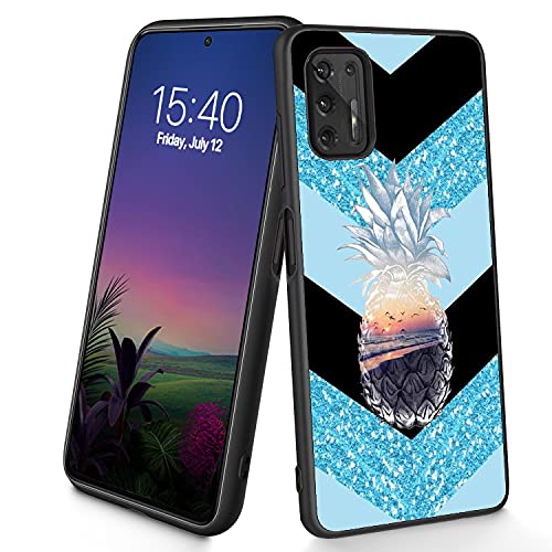 Schutzhülle für Motorola Moto G Stylus 5G, dünn, weich, TPU-Silikon, stoßfest, rutschfest, für Motorola Moto G Stylus 5G 17,3 cm (6,8 Zoll) (2021), Lattice PineMotorola von CUISHAN