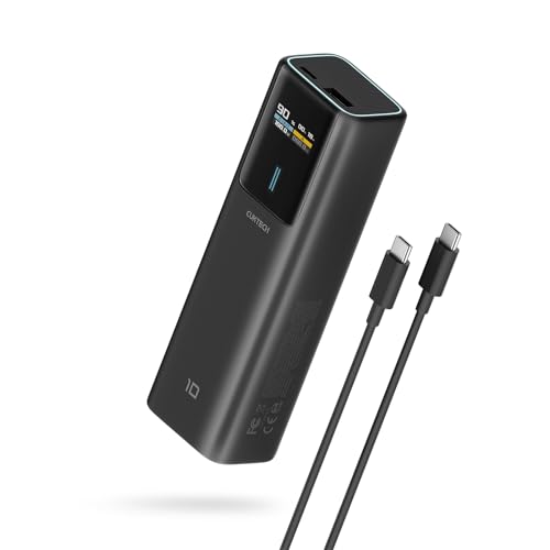 CUKTECH 10 100W Powerbank 10000mAh, Power Bank mit Digitales Display, externer Handyakku für iPhone 16/15/14/13 Series, Samsung Galaxy S24/S23/S22, iPad Air/Pro, Xiaomi, MacBook, Dell und mehr von CUKTECH