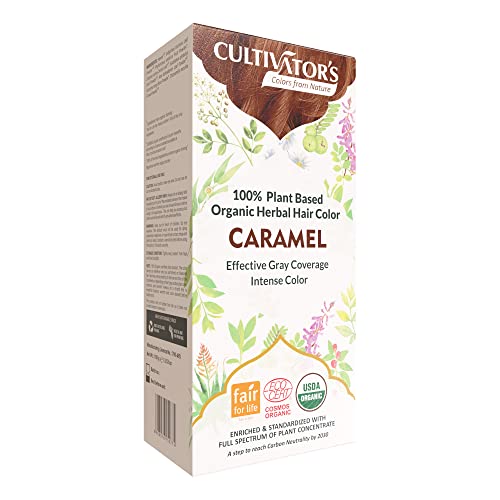 Cultivator's Organic Herbal Hair Colour - Caramel 100g von CULTIVATOR'S