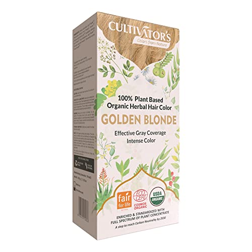 Cultivator's Organic Herbal Hair Colour - Golden Blonde 100g von CULTIVATOR'S