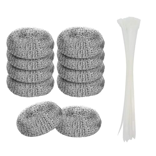Fusselfallen Waschmaschine Edelstahl Tierhaarentferner Waschmaschine Haarfänger für Wäschetrockner 10 Stücke Wäschenetz Waschmaschinenzubehörr mit 10 Stück Kabelbindern Fusselfallen Waschmaschine Edelstahl Tierhaarentferner Waschmaschine Haarfänger für Wäschetrockner 10 Stücke Wäschenetz Waschmaschinenzubehörr mit 10 Stück Kabelbindern von CUNQN
