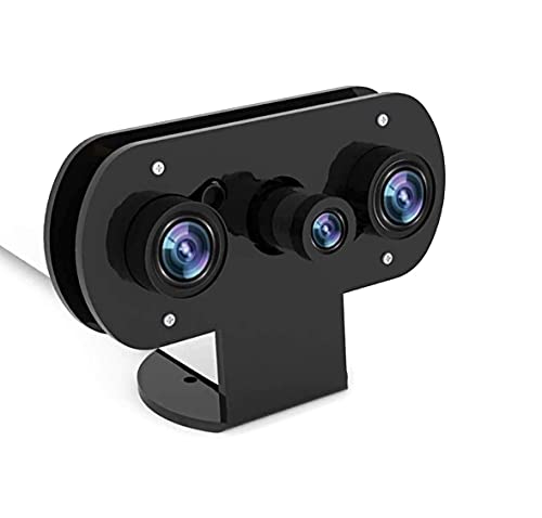 für Raspberry-Pi-Infrarot-Nachtsicht-IR-Kamera mit Acryl-Halter-Fall, Einstellbarer Fokus-Webcam für Pi 4 / Pi 3 B + / Pi 3, Anzug für Home Security-Monitore, DIY, 3D-Drucker von CUQI