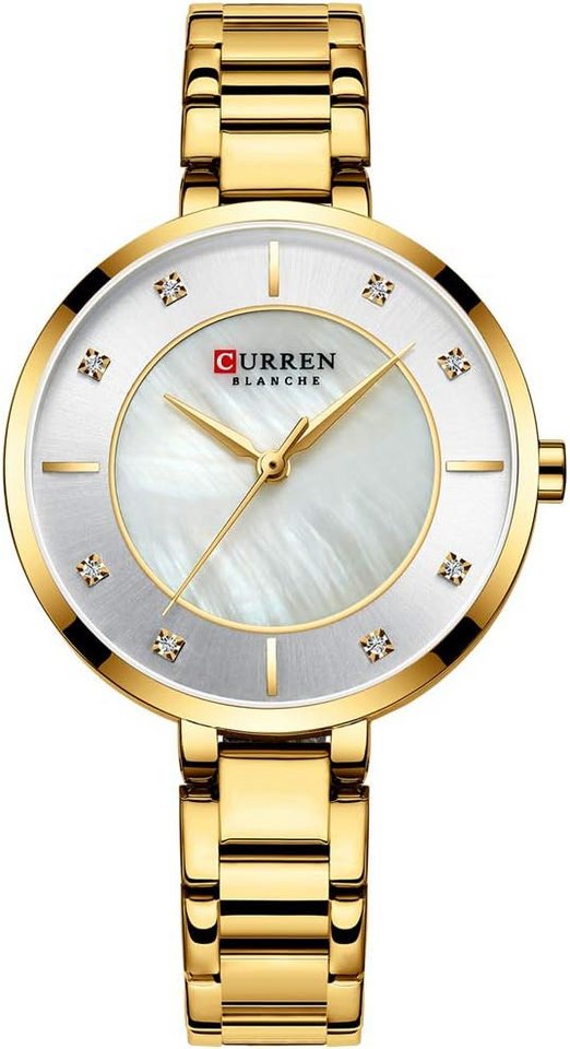 CURREN Zuverlässiges Quarzuhrwerk Ausgestattet mit japanischem Quarzwerk Watch, mit Alltagstauglich wasserresistent Die Uhr ist bis 30 m wasserdicht CURREN Zuverlässiges Quarzuhrwerk Ausgestattet mit japanischem Quarzwerk Watch, mit Alltagstauglich wasserresistent Die Uhr ist bis 30 m wasserdicht von CURREN