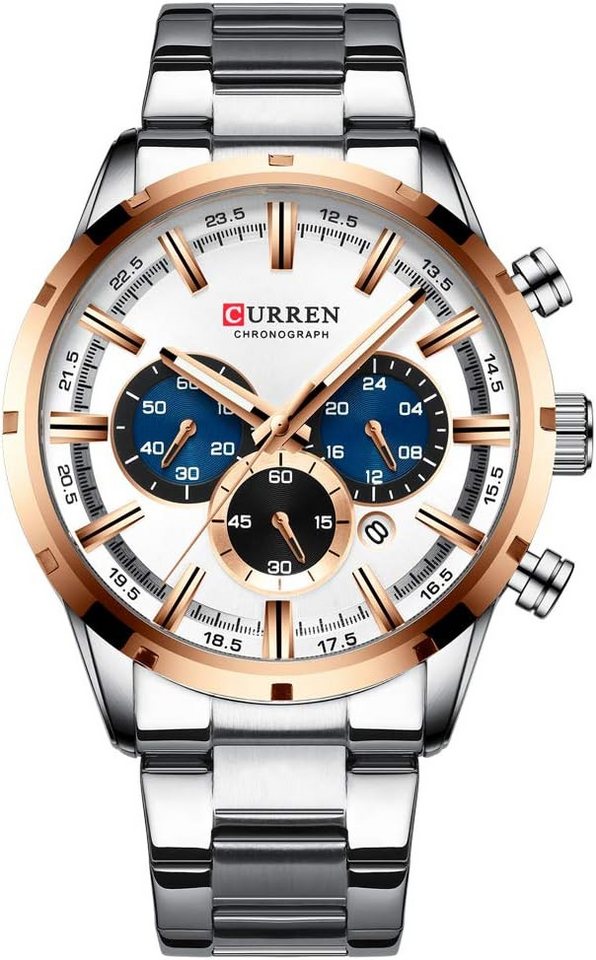CURREN mit japanischem Quarzwerk für eine zuverlässige & präzise Zeitmessung Watch, Wasserdichte Herren-Armbanduhr bis 3 ATM geeignet CURREN mit japanischem Quarzwerk für eine zuverlässige & präzise Zeitmessung Watch, Wasserdichte Herren-Armbanduhr bis 3 ATM geeignet von CURREN