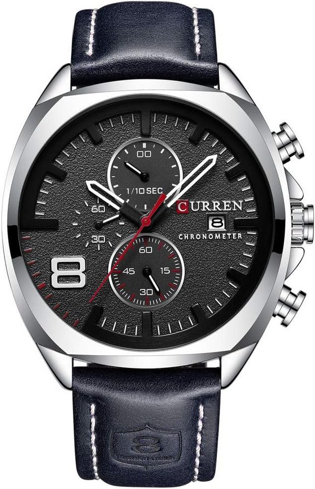 CURREN mit japanischem Quarzwerk für präzise Zeitmessung- elegantes Design Watch, Multifunktionale Herrenarmbanduhr mit Datumsanzeige CURREN mit japanischem Quarzwerk für präzise Zeitmessung- elegantes Design Watch, Multifunktionale Herrenarmbanduhr mit Datumsanzeige von CURREN