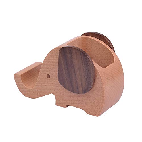 Handyhalter mit Elefanten-Motiv, mit Stift und Stifthalter, Schreibtisch-Dekoration, multifunktionales Zubehör, Schreibwaren-Organizer, Geschenk von CURTT