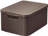 Curver / Keter CURVER M BASKET WITH COVER 18L / DARK BRONZE Curver / Keter CURVER M BASKET WITH COVER 18L / DARK BRONZE von CURVER/KETER