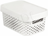 Curver INFINITY 4.5L Weißer durchbrochener Behälter mit Deckel von CURVER