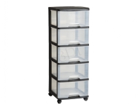 KETER BOOKCASE AUF RÄDERN 5x20L KETER BOOKCASE AUF RÄDERN 5x20L von CURVER