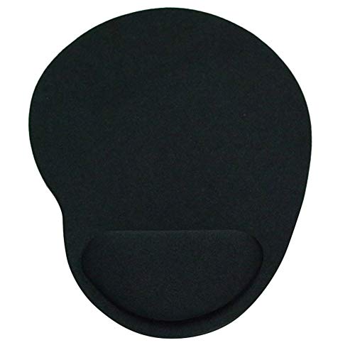CUSROS Home Office Anti-Rutsch-Mauspad Mauspad Mousepad, Comfort Solid Color Game Mauspadmatte Mit Handgelenkstütze Schwarz Einheitsgröße von CUSROS