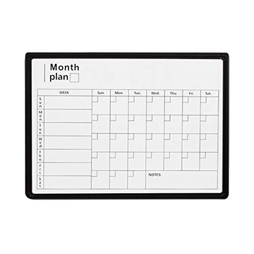 CUTPOIY whiteboard Monatsplan Aluminiumlegierung Rahmen zu tun Rahmen Organizer Memo Board Wöchentlicher Kalender Mahlzeitplaner von CUTPOIY