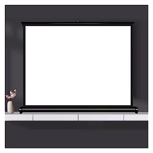Faltbare Projektor-Leinwand, Tischprojektionsleinwand für Büro-Metting/Heimkino/Hinterhofkino, doppelseitiges Video/leichte Tragetasche, manuelle herunterziehbare Projektor-Leinwand, 4:7,6–127 cm Faltbare Projektor-Leinwand, Tischprojektionsleinwand für Büro-Metting/Heimkino/Hinterhofkino, doppelseitiges Video/leichte Tragetasche, manuelle herunterziehbare Projektor-Leinwand, 4:7,6–127 cm von CUTPOIY