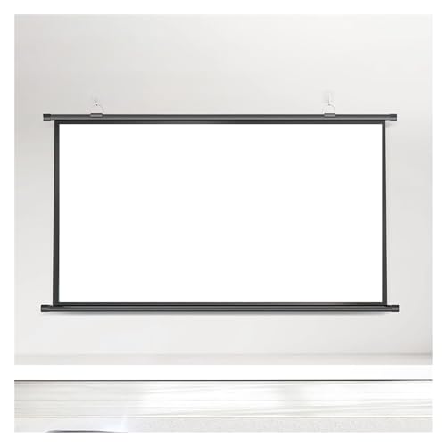 Projektor-Leinwand Wandhalterung, 4:3/16:9 Innenprojektor-Leinwand 60/72 Zoll, Pull-Down-Display Filme Bildschirm für Schule, Klassenzimmer, Lernen, Meeting, Konferenzen, tragbare Projektor-Leinwand Wandhalterung, 4:3/16:9 Innenprojektor-Leinwand 60/72 Zoll, Pull-Down-Display Filme Bildschirm für Schule, Klassenzimmer, Lernen, Meeting, Konferenzen, tragbare von CUTPOIY