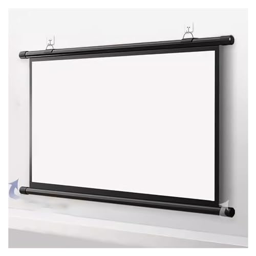 Projektor-Leinwand zum Herunterziehen, 16:9/4:3, tragbar, 16:9/4:3, zum Aufhängen an der Wand, für Zuhause, Büro, Schule, Hotel, leichte HD-Bild-Qualität, Bildschirm für Filme und Videospiele, 40,6 Projektor-Leinwand zum Herunterziehen, 16:9/4:3, tragbar, 16:9/4:3, zum Aufhängen an der Wand, für Zuhause, Büro, Schule, Hotel, leichte HD-Bild-Qualität, Bildschirm für Filme und Videospiele, 40,6 von CUTPOIY