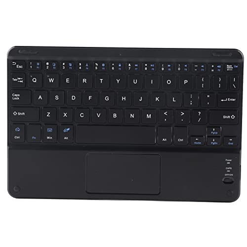 CUTULAMO Tastatur mit Touchpad, 9-Zoll-Tastatur mit Ziffernblock mit Multimedia und FN-Tasten, Kompatibel mit Android/Windows-System von CUTULAMO