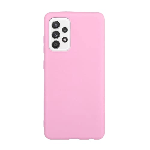 CUZZCASE Kompatibel mit Samsung Galaxy A32 4G Hülle Case Silikon Schutzhülle Handyhülle,Outdoor Stoßfest Schutzhülle Schmaler Telefonschutz-Stoßfest-Pink von CUZZCASE
