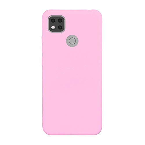 CUZZCASE Kompatibel mit Xiaomi Redmi 9C Hülle Case Silikon Schutzhülle Handyhülle,Outdoor Stoßfest Schutzhülle Schmaler Telefonschutz-Stoßfest-Pink von CUZZCASE