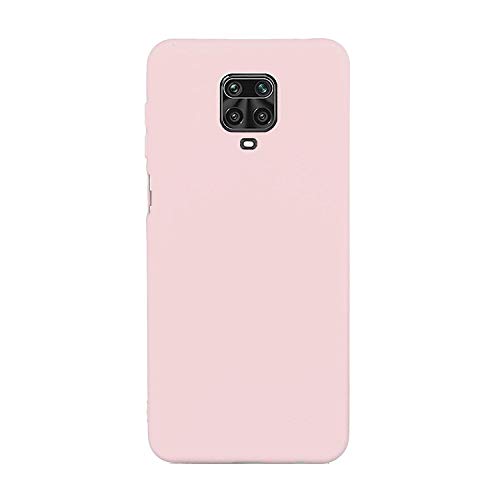 CUZZCASE Kompatibel mit Xiaomi Redmi Note 9S/Redmi Note 9 Pro Hülle Case Silikon Schutzhülle Handyhülle,Outdoor Schutzhülle Schmaler Telefonschutz-Stoßfest-Pink von CUZZCASE