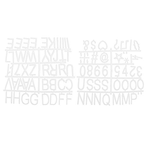 Buchstabenbrett aus Filz, 200 Zahlen für wechselbare Buchstabentafeln, mit Buchstaben, 40,6 x 50,8 cm von CVZQTE